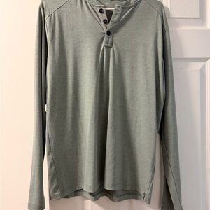 Men's Free Fly Henley Shirt - Sage Green